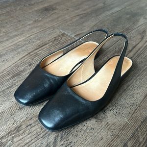 Frame Slingback Flats